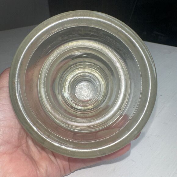 Vintage Hemingray 45 Glass Power Pole Insulator Made in USA Clear - Picture 6 of 6